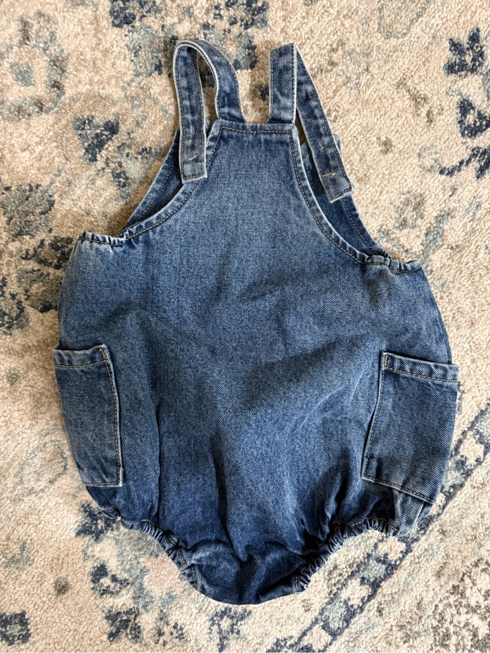 Denim Bubble Romper - NWT - Picture 2 of 4